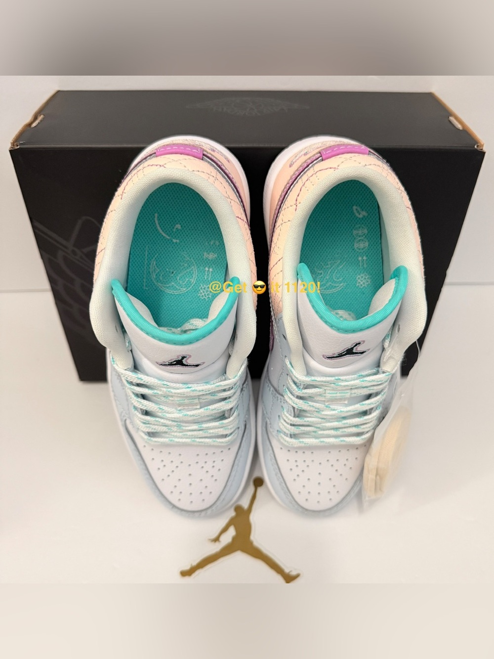 Air Jordan 1 Low (Multi-Color Sashiko) Women’s Shoes FV3623-151 Size 7.5 - Picture 8 of 15